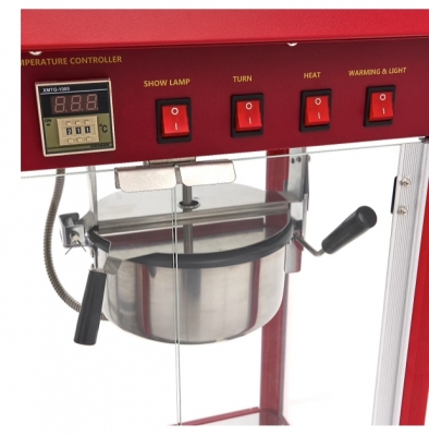 Machine à  pop-corn   150gr - avec vitrine chauffante